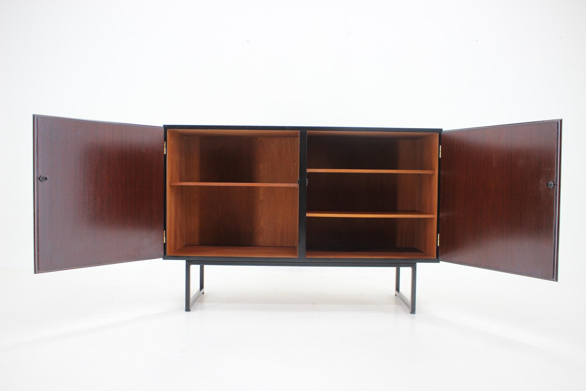 Iron 1960s Pair of Omann Jun Upcycled Palisander Sideboards, Denmark