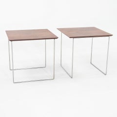 1960s Pair of Poul Norreklit For Georg Petersens Denmark Rosewood Puzzle Tables