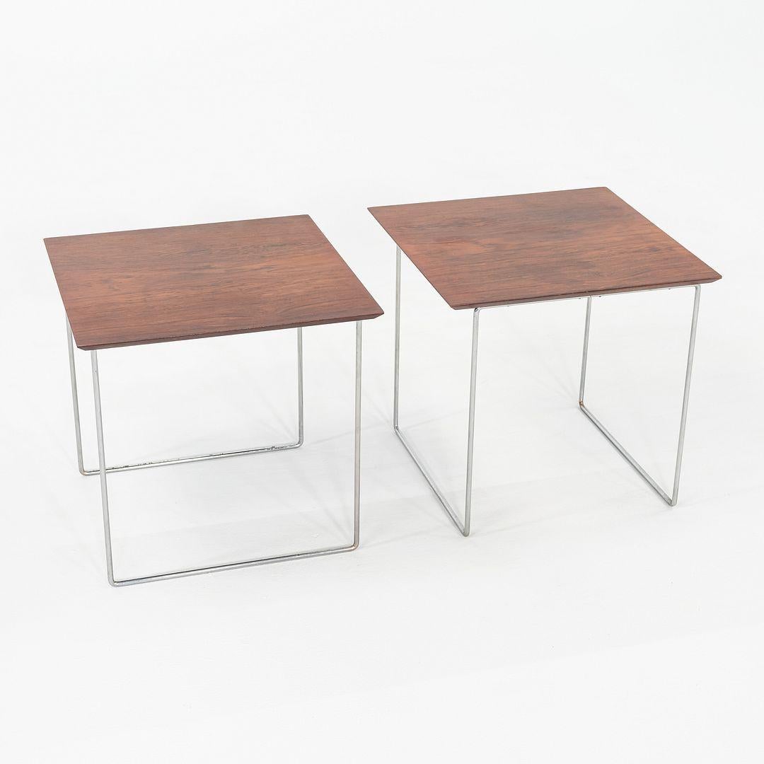 Moderne 1960s Paire de tables de puzzle en palissandre de Poul Norreklit pour Georg Petersens Danemark en vente