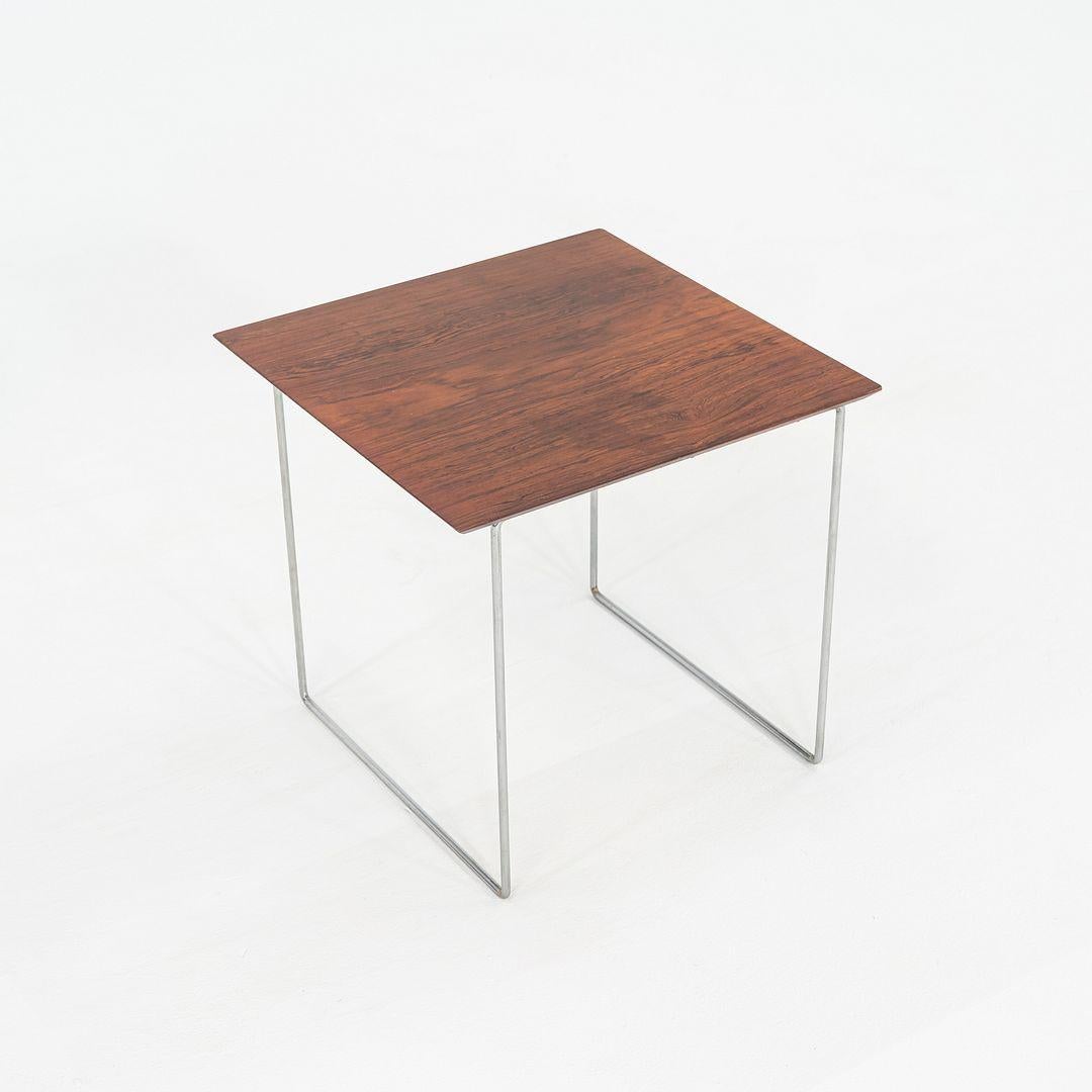 Danois 1960s Paire de tables de puzzle en palissandre de Poul Norreklit pour Georg Petersens Danemark en vente