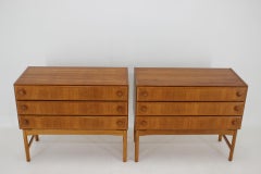 1960s Pair of Rare Chest of Drewers by Krasna Jizba, Czechoslovakia