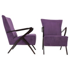 1960s Pair of Refurbished Armchairs , Italy