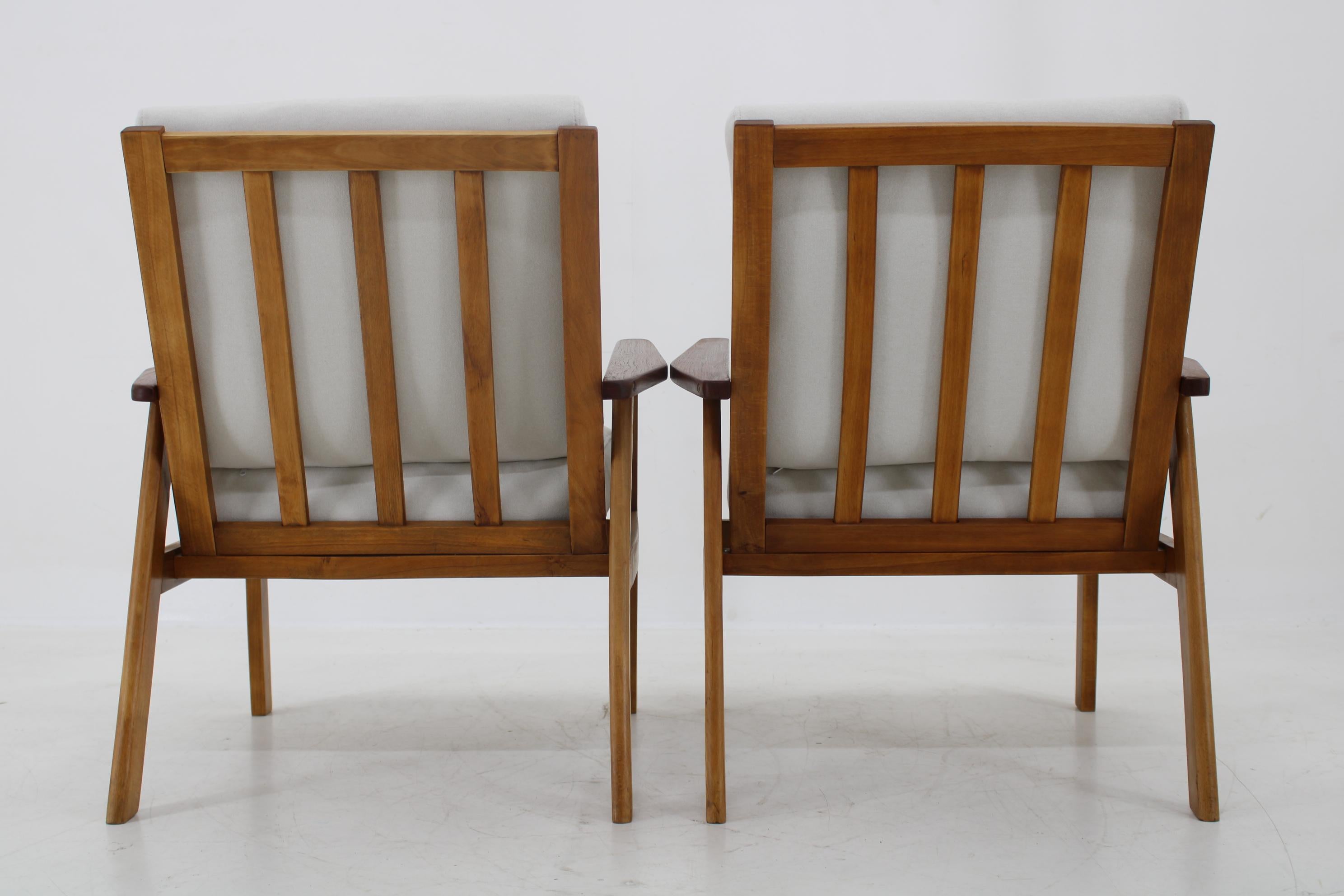 1960s Pair of Restored Armchairs, Denmark  For Sale 1
