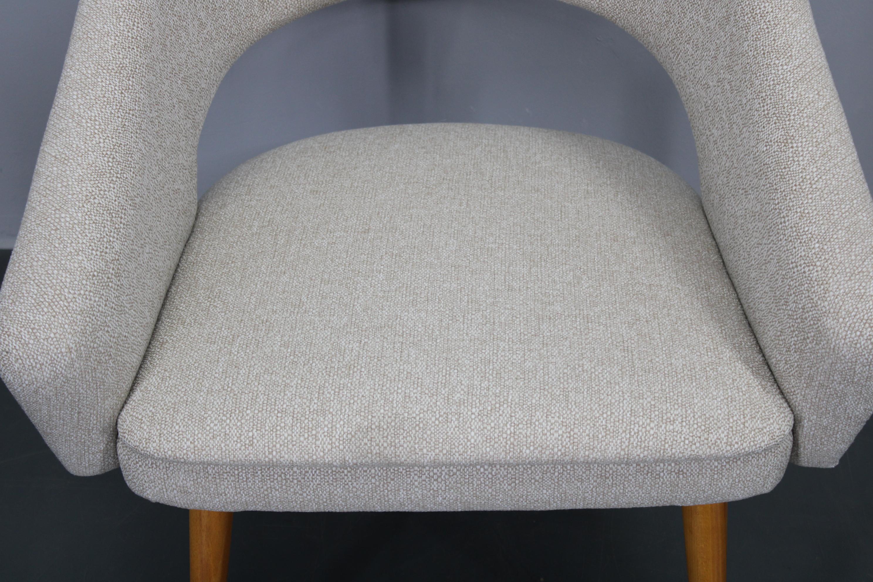 Mid-20th Century 1960s Pair of Restored Shell Chairs, Czechoslovakia For Sale
