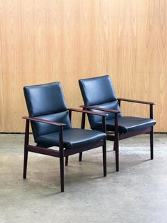 1960s pair of rosewood occasional chairs by Arne Vodder for Sibast