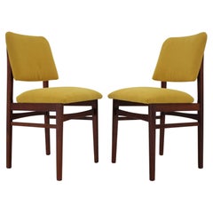 1960s Pair of Side Chairs, Czechoslovakia