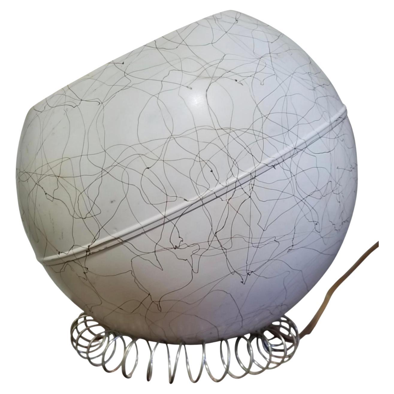 1960's Pair of Steber Orb Eyeball Lamp For Sale