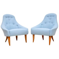 1960s Pair of Swedish ‘Paradiset’ Armchairs by Kerstin Horlin Holmquist