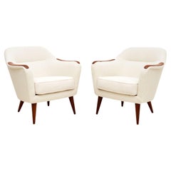 1960s Pair of Swedish Teak Armchairs