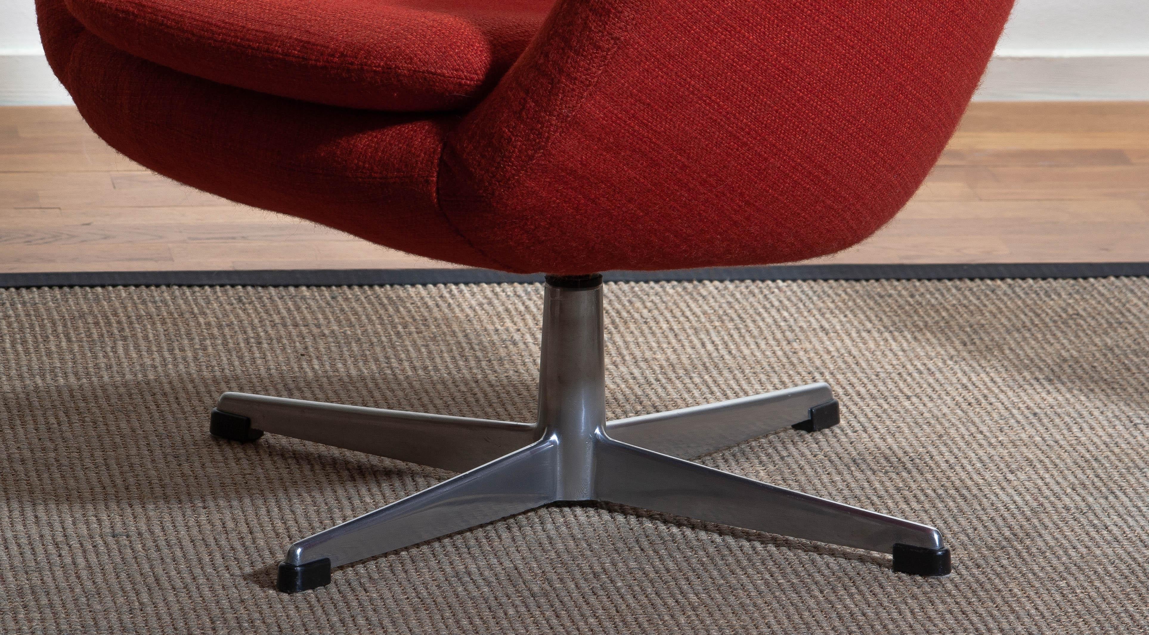 1960s, Pair of Swivel Lounge Chairs by Carl Eric Klote for Overman, Denmark 5