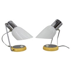 1960s Pair of Table Lamps by Drupol, Czechoslovakia