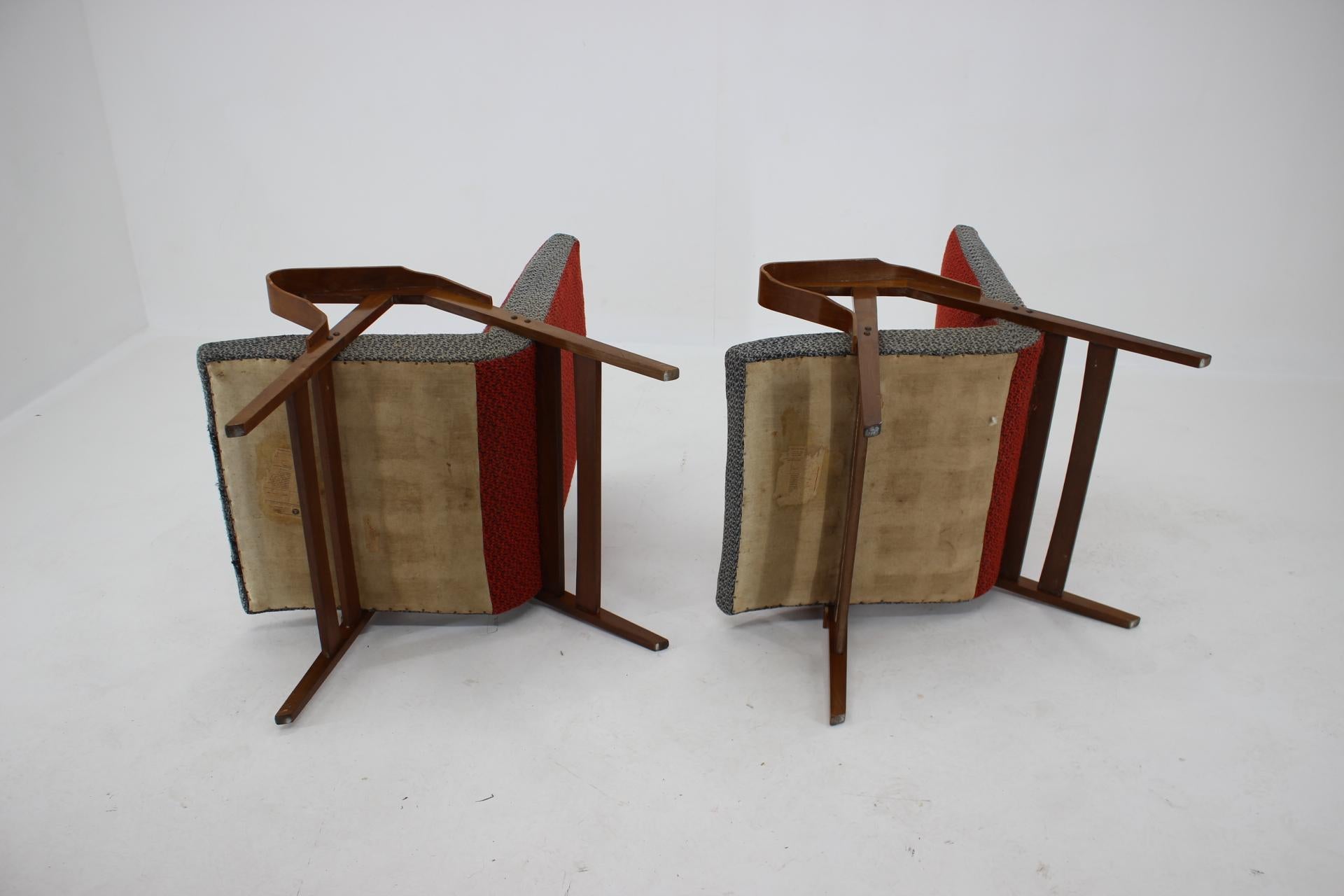 Paire de fauteuils Tatra des années 1960, Tchécoslovaquie en vente 2