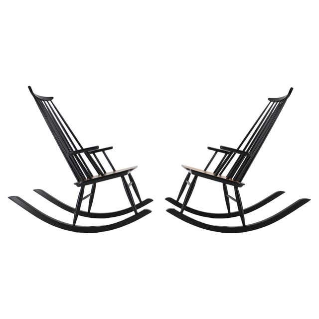 Vintage Finnish Rocking Chair by Varjosen Puunjalostus for Uusikylä ...