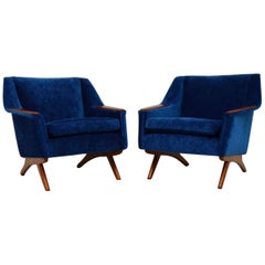 1960s Pair of Vintage Armchairs by Illum Wikkelso for Westnofa