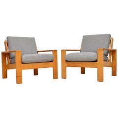1960s Pair of Vintage Bonanza Armchairs by Esko Pajamies for Asko