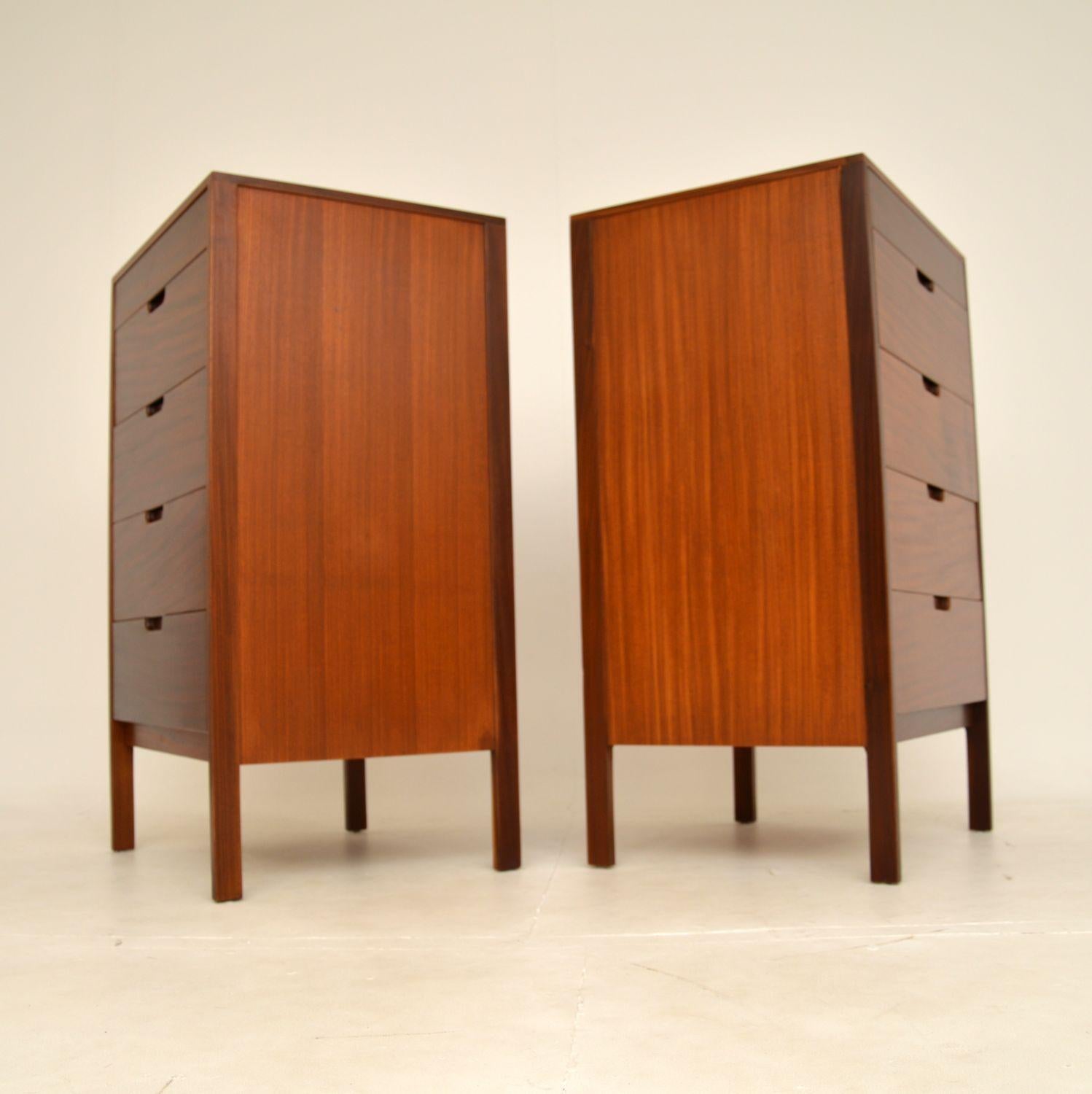 British 1960s Pair of Vintage Chest of Drawers by Richard Hornby
