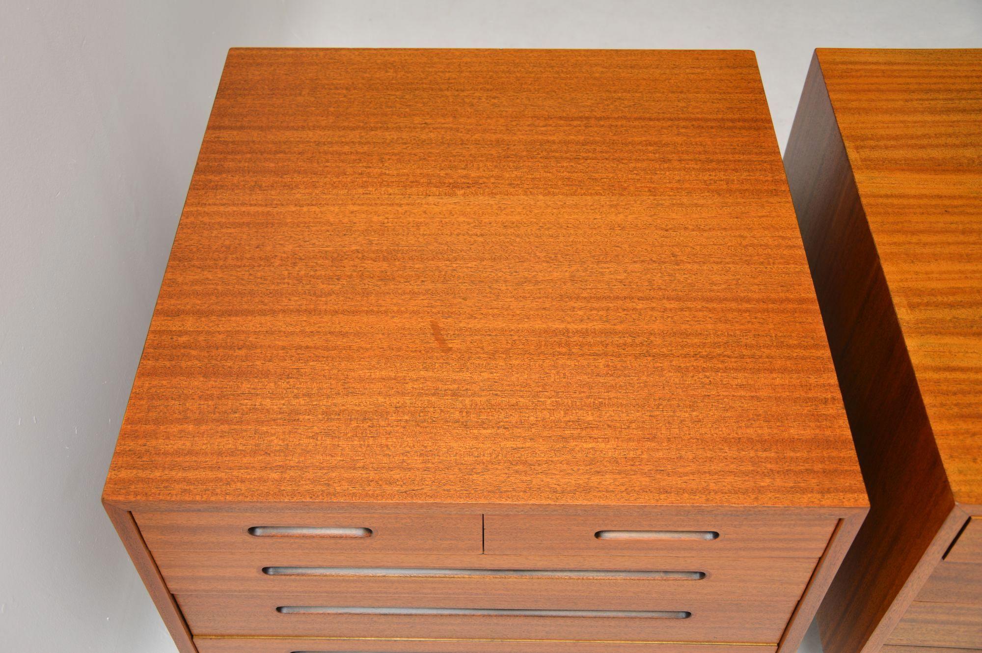 20th Century 1960's Pair of Vintage Chests by Edward Wormley for Dunbar For Sale