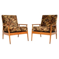 1960
s Pair of Vintage Danish Armchairs