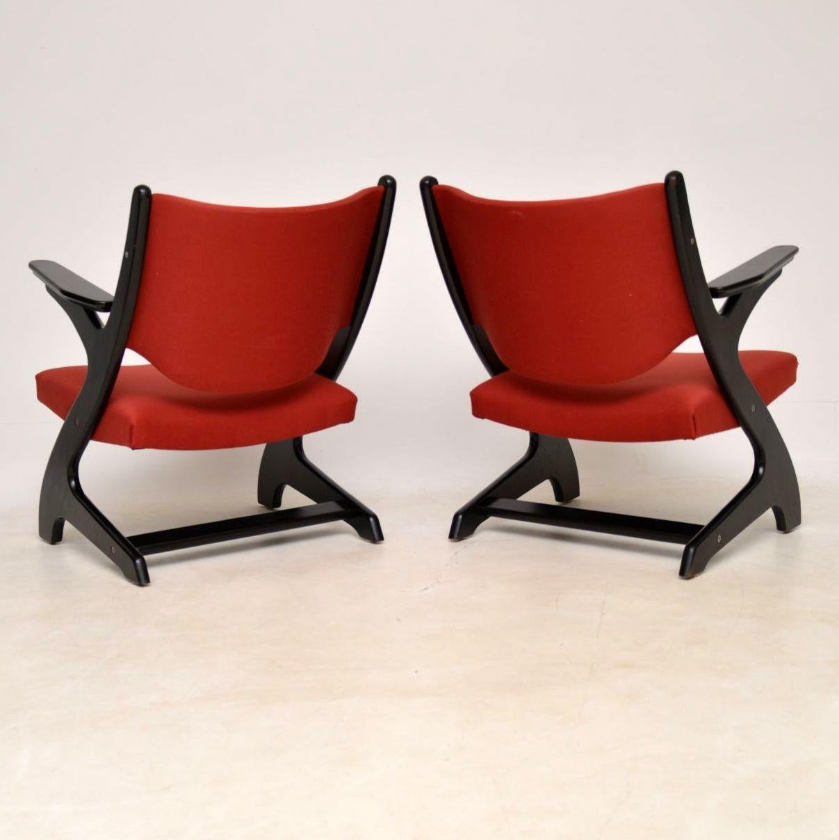 1960s Pair of Vintage Italian Armchairs 5