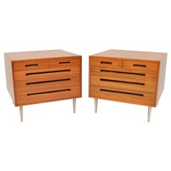 1960s Pair of Vintage Mahogany Chests by Edward Wormley for Dunbar