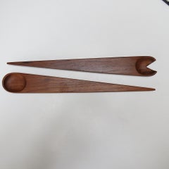 1960s Pair of vintage Teak Salad Servers by Galatix England