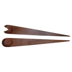 1960s Pair of vintage Teak Salad Servers by Galatix England