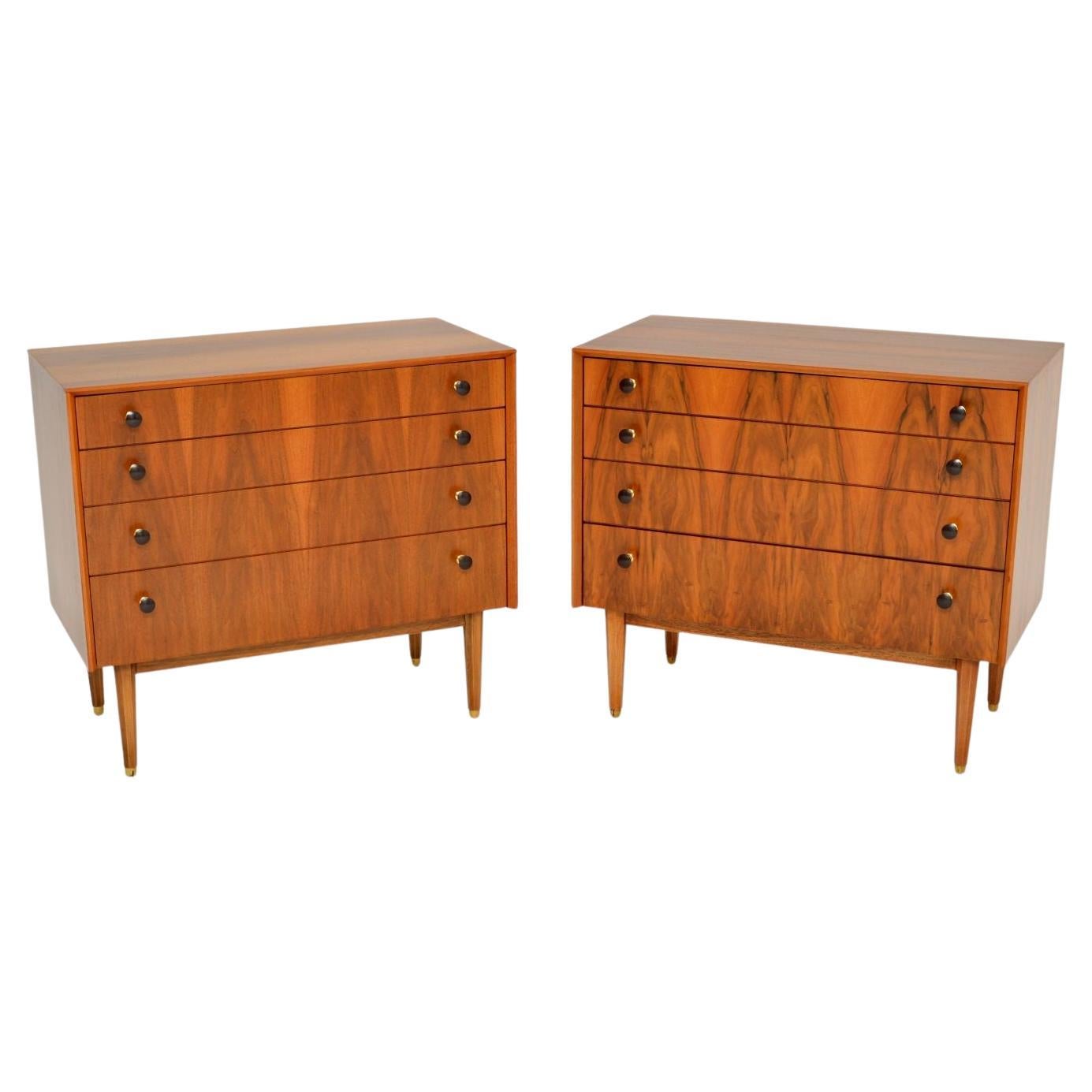 1960s Pair of Walnut Chests of Drawers by G Plan
