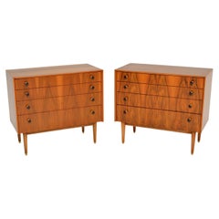 1960s Pair of Walnut Chests of Drawers by G Plan
