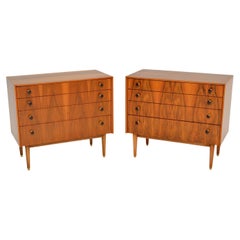 Retro 1960s Pair of Walnut Chests of Drawers by G Plan