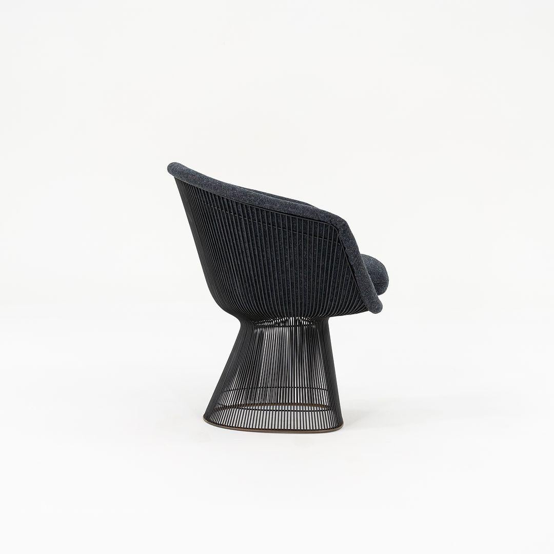 Paar Warren Platner für Knoll Loungesessel mit grauem Kvadrat-Stoff, 1960er Jahre im Zustand „Hervorragend“ im Angebot in Philadelphia, PA