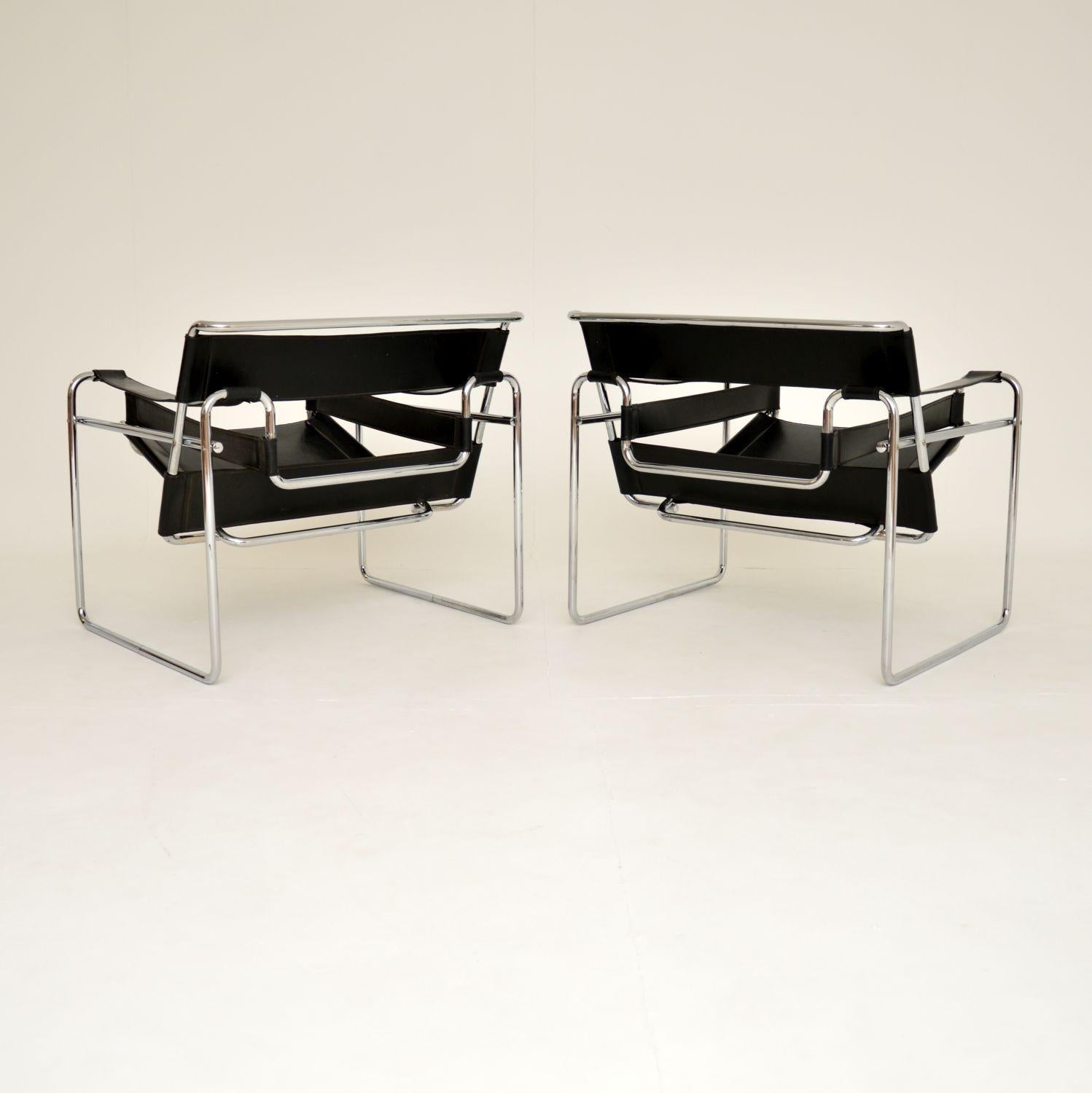 1960's Pair of Wassily Chairs by Marcel Breuer for Gavina 5