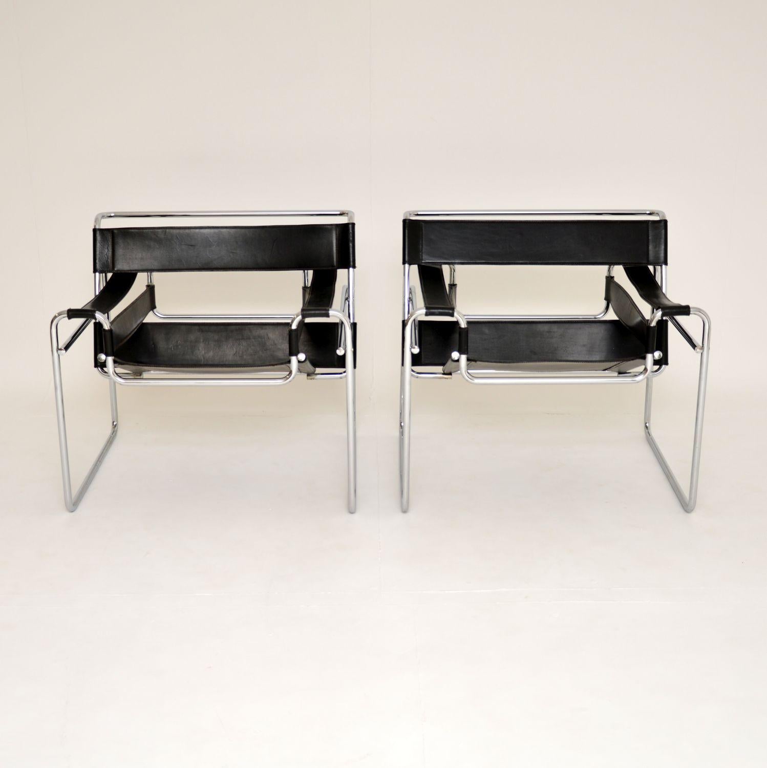 1960's Pair of Wassily Chairs by Marcel Breuer for Gavina 6