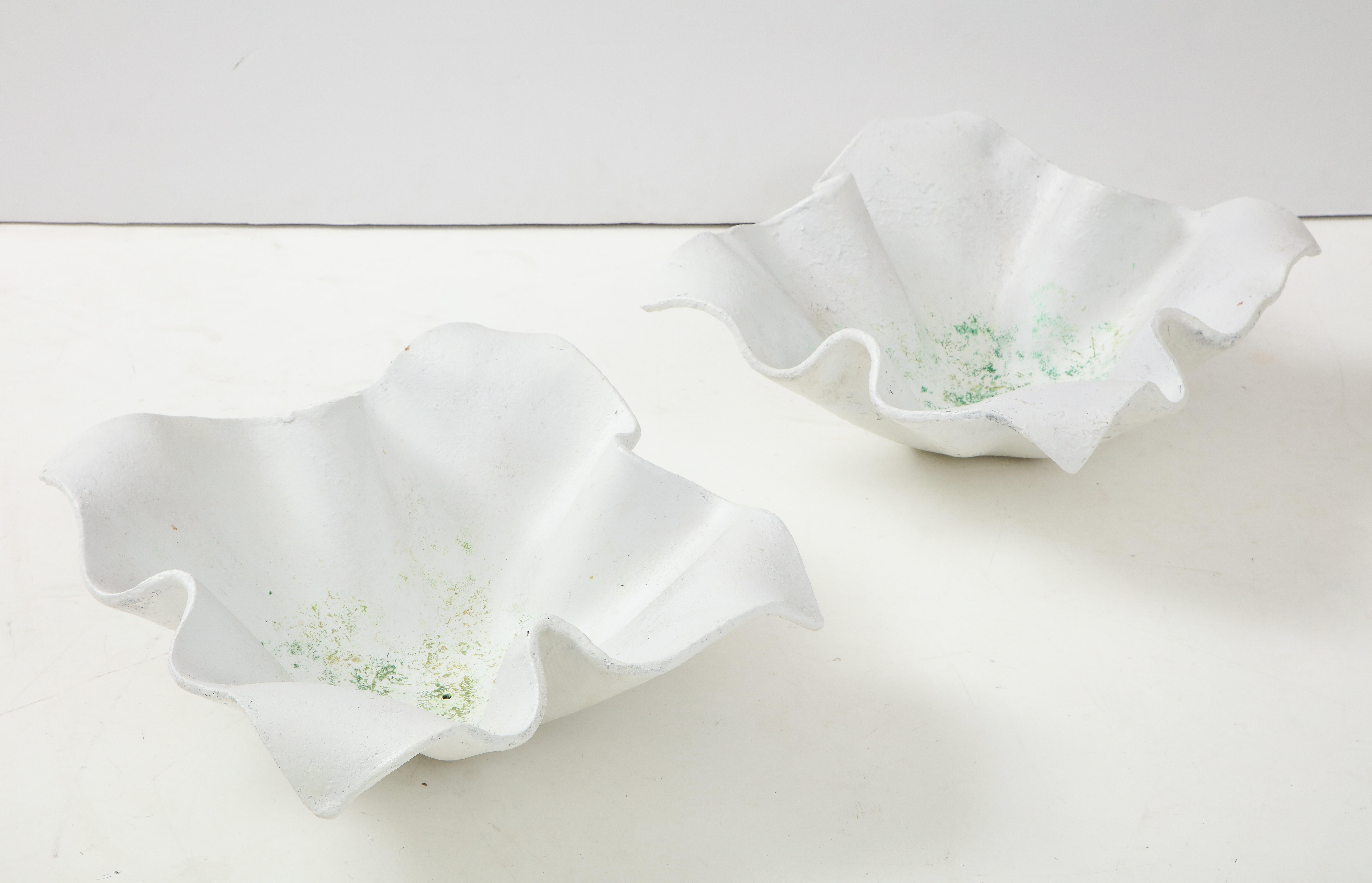 Mid-20th Century 1960s Pair of Willy Guhl Handkerchief Planters For Sale