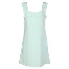 Vestido verde pálido años 60 Courrèges Paris