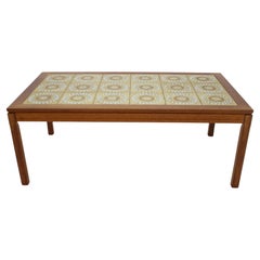 Vintage 1960s Palisander and Tile Coffee Table, Denmark
