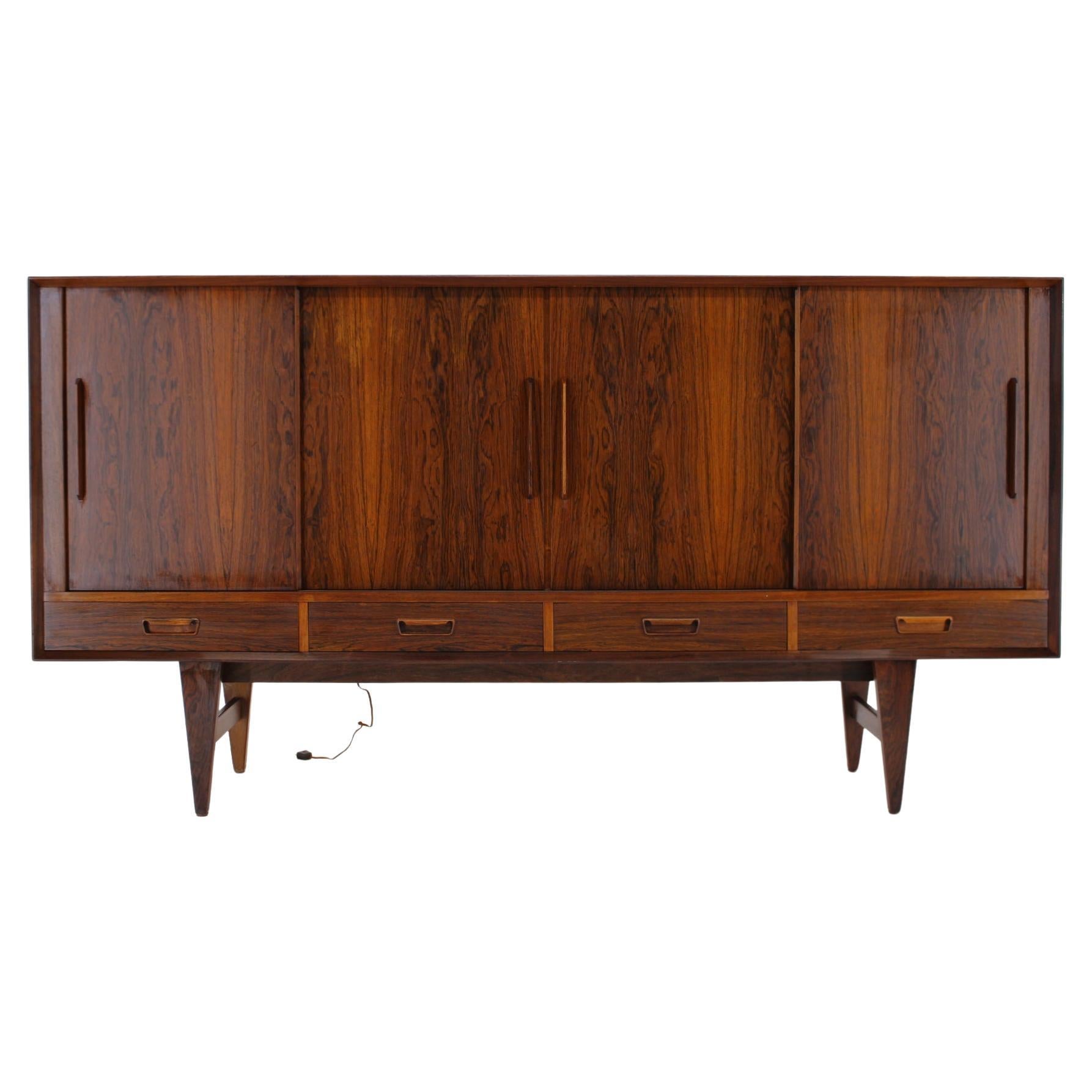 Palisander-Highboard aus den 1960er Jahren, Dänemark