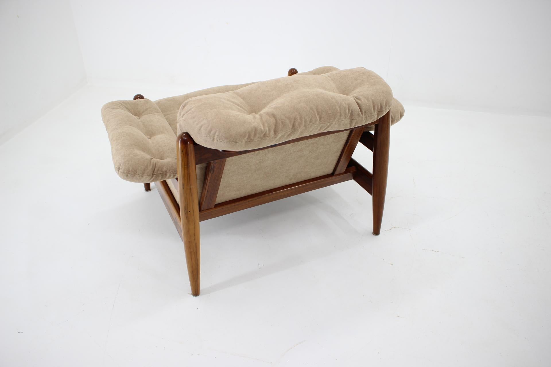 Rosewood 1960s Palisander Lounge Chairs, Set of 2