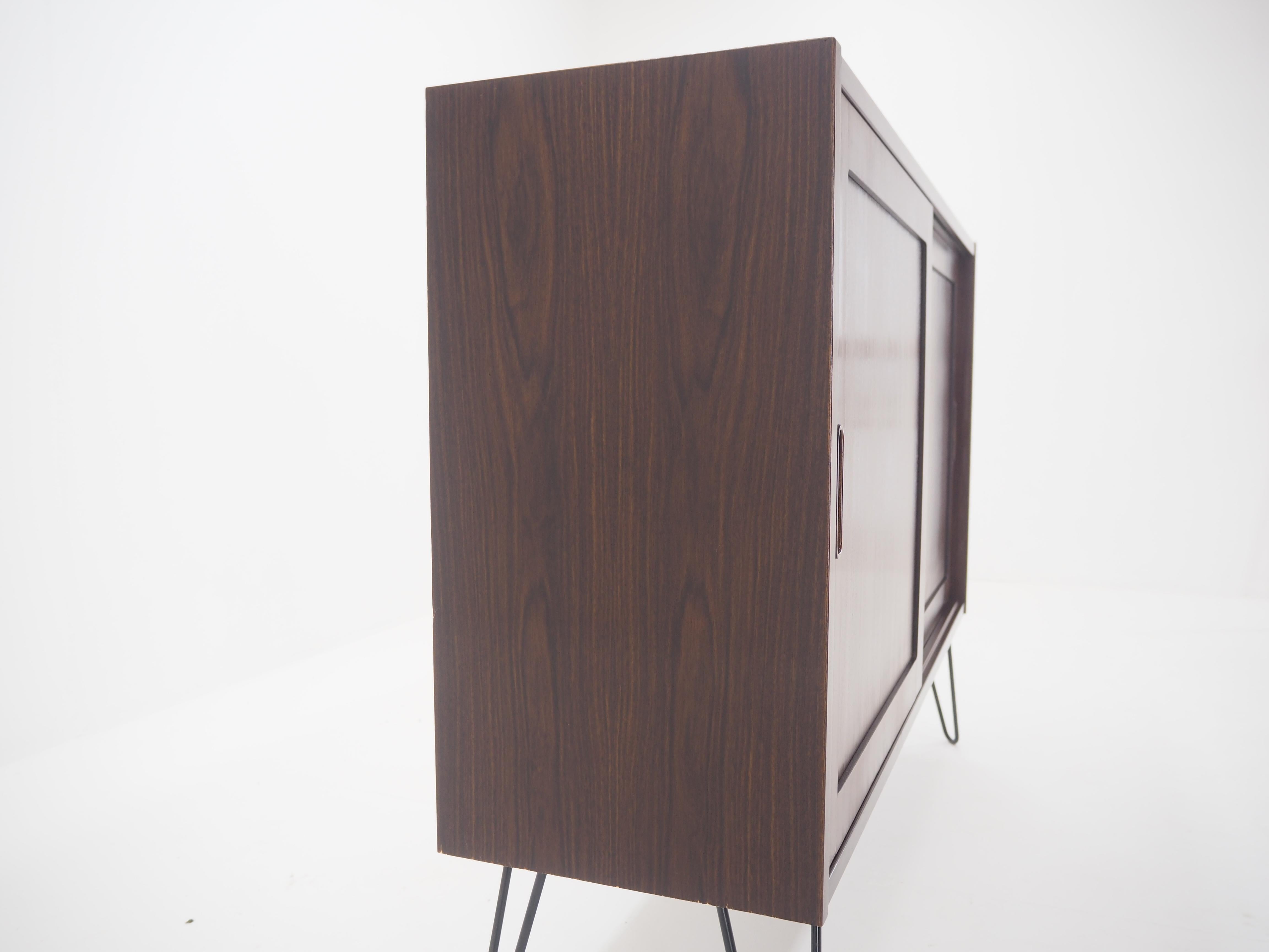 Mid-20th Century 1960s Palisander Upcycled Cabinet, Denmark For Sale