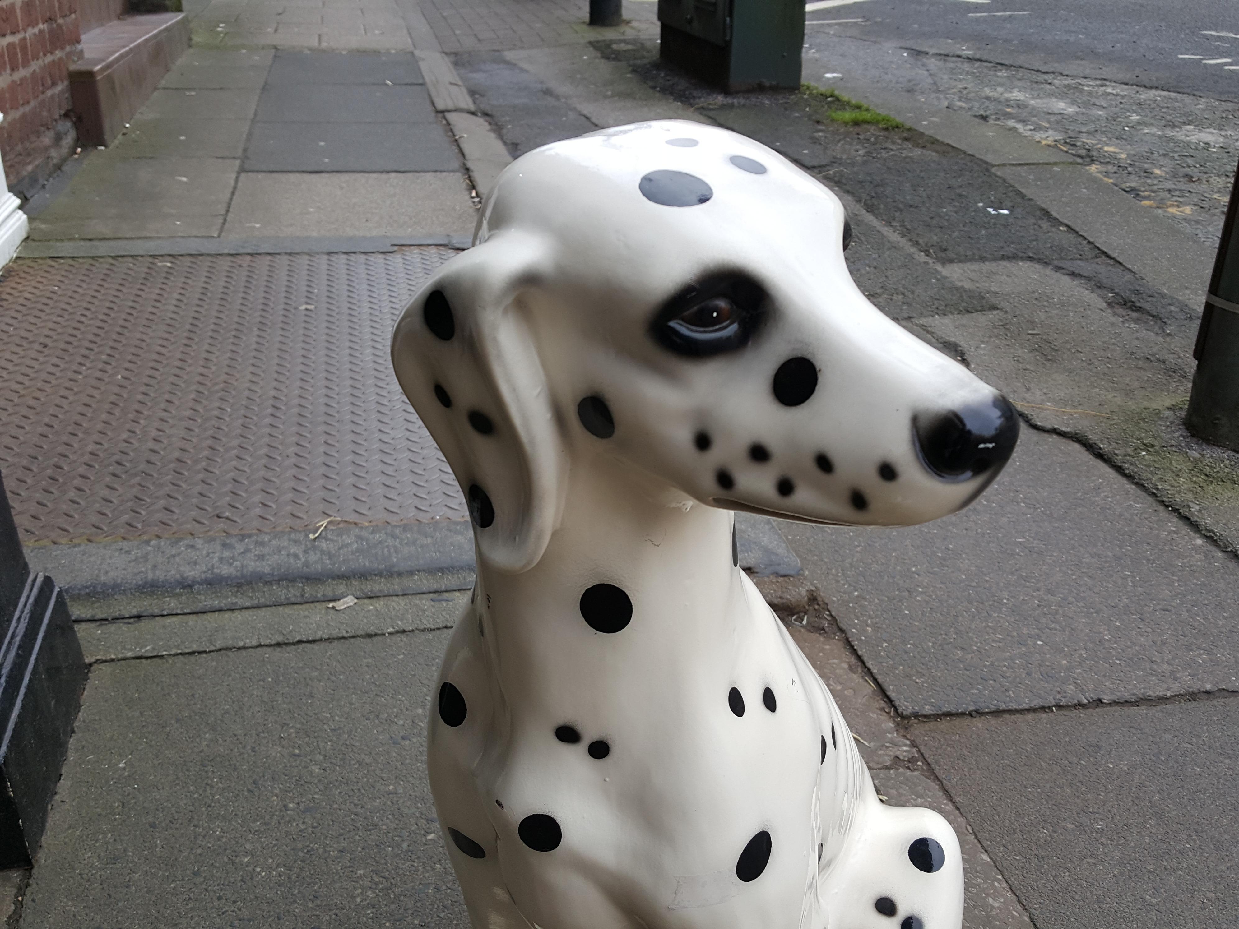 1960s Panted Terracotta Dalmatian In Good Condition In Altrincham, Cheshire