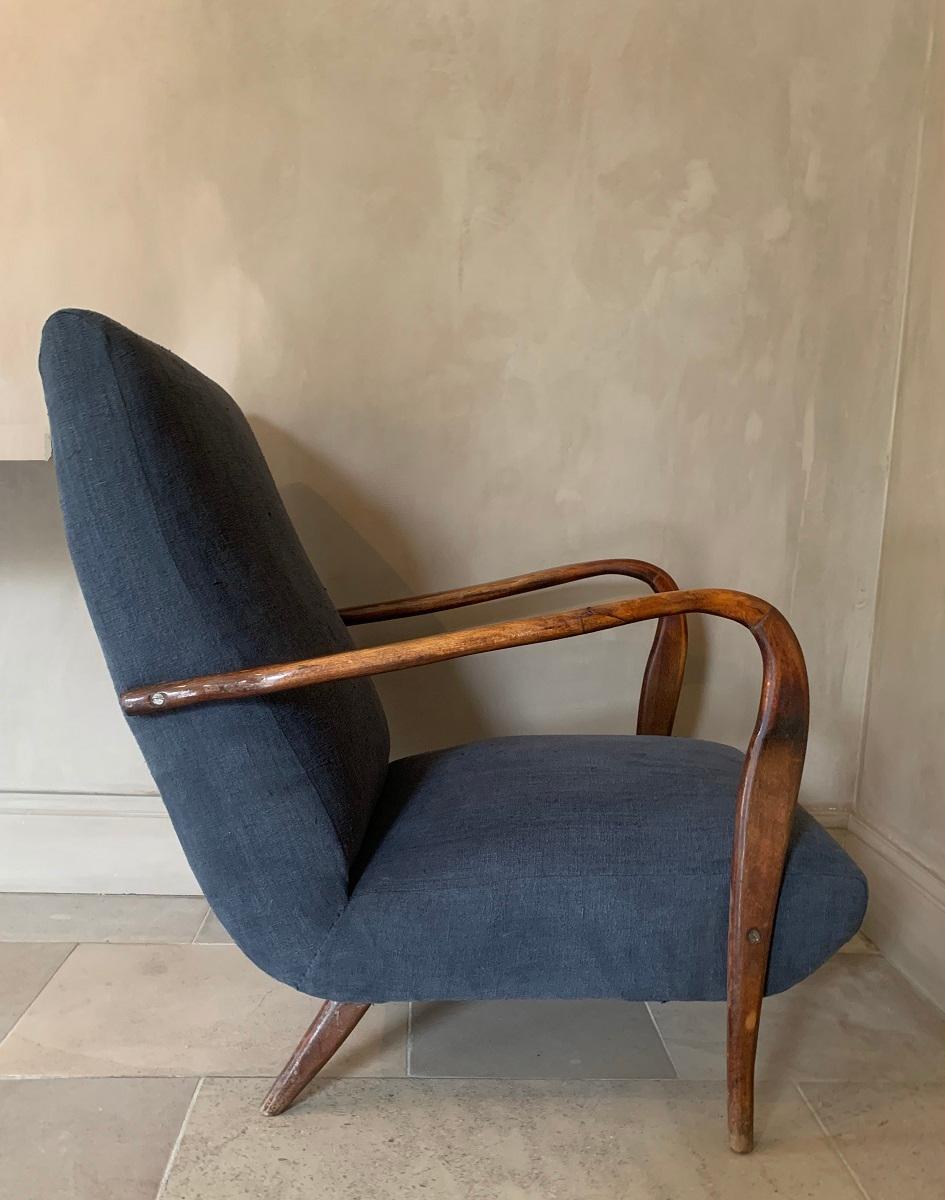 1960s Paola Buffa Style Lounge Chair In Good Condition In Vosselaar, BE