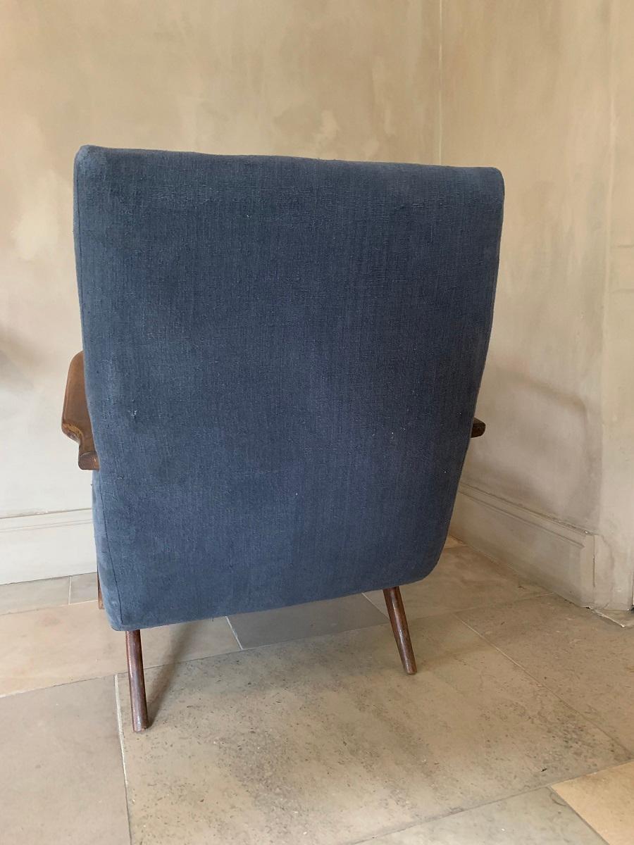 20th Century 1960s Paola Buffa Style Lounge Chair