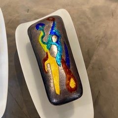 1960s Paolo De Poli Set of Two Mid-Century Modern Unique Wall Sconces