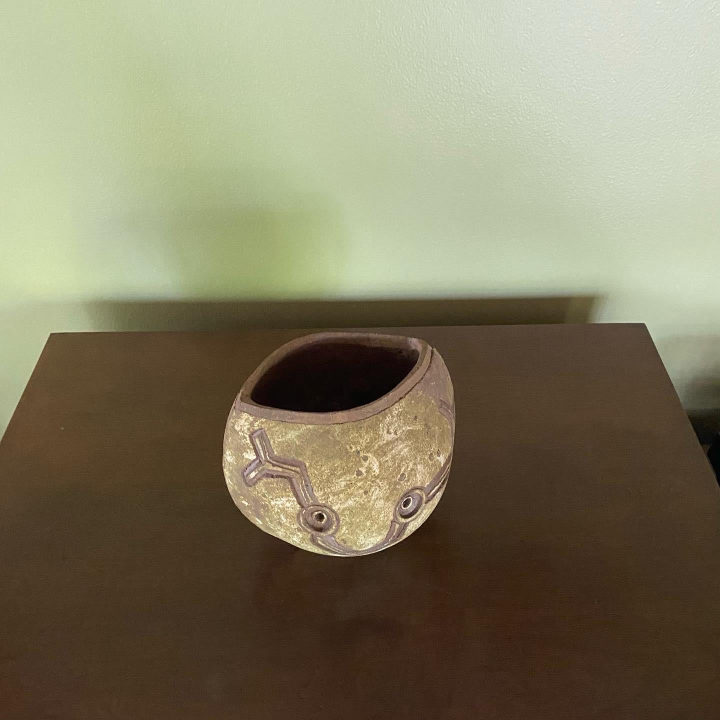1960’s Paolo Soleri Signed Studio Made Arcosanti Ceramic Pottery Vase 2