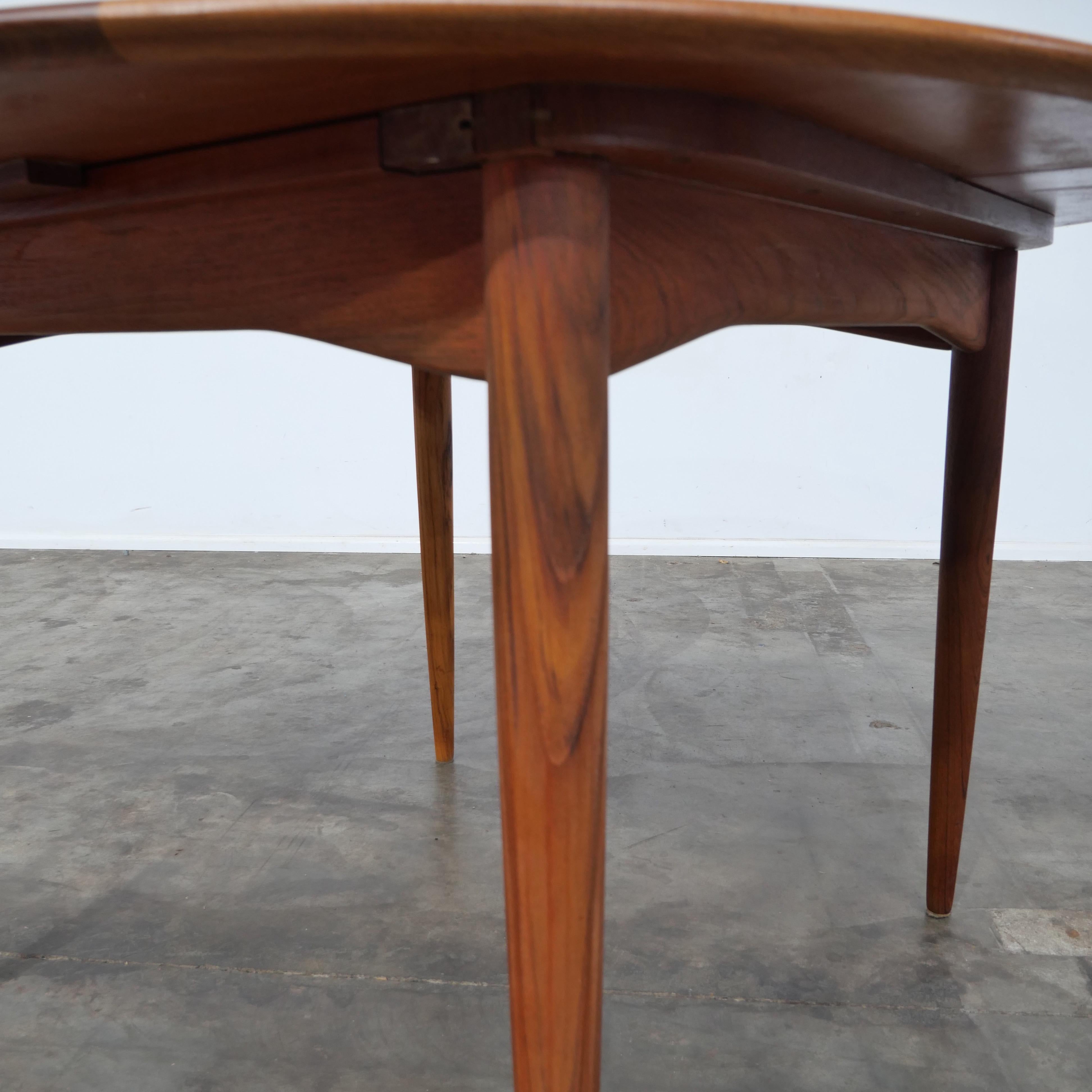 Teak 1960's Parker Nordic Extention Dining Table