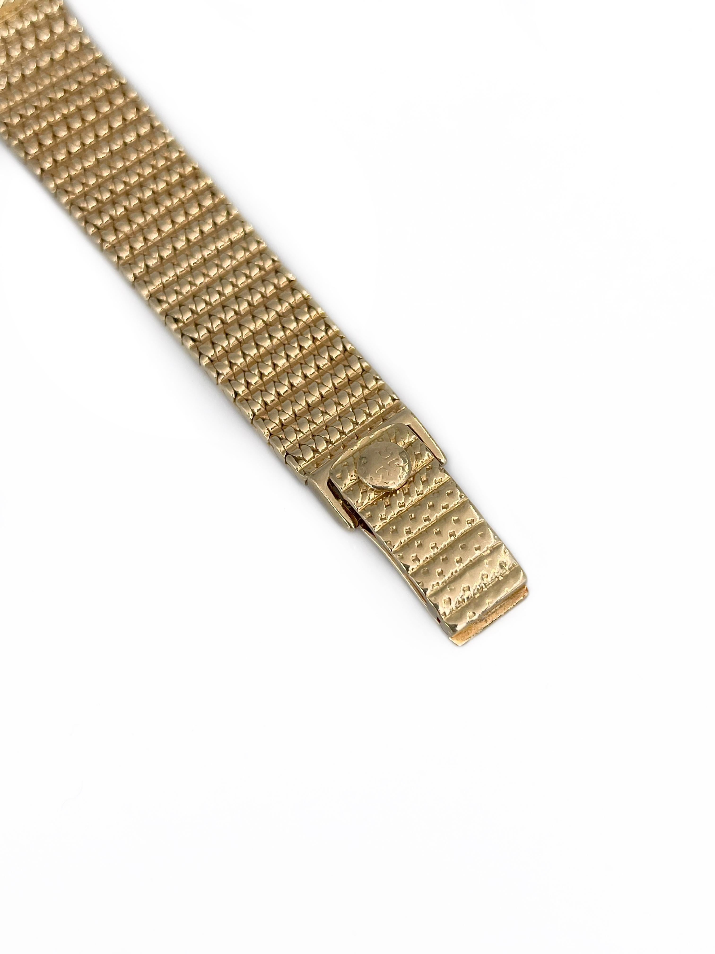 1960s Patek Philippe 18 Karat Yellow Gold Model 4461/1 Small Wrist Watch 6