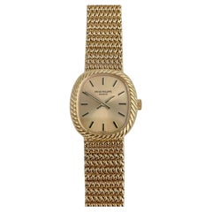 Vintage 1960s Patek Philippe 18 Karat Yellow Gold Model 4461/1 Small Wrist Watch