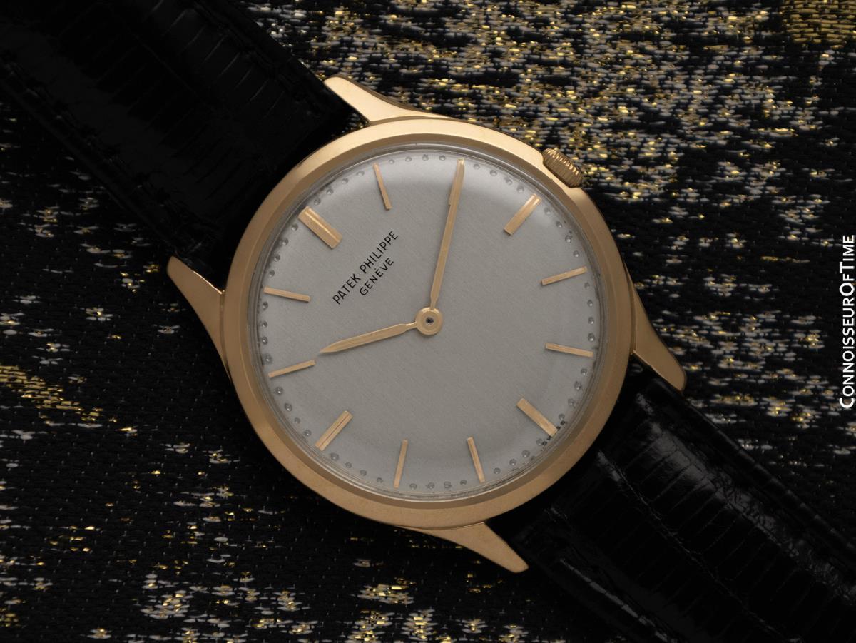 1960's Patek Philippe Vintage Mens Handwound Ref. 2588 Dress Watch - 18K Gold 7