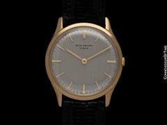 1960's Patek Philippe Vintage Mens Handwound Ref. 2588 Dress Watch - 18K Gold