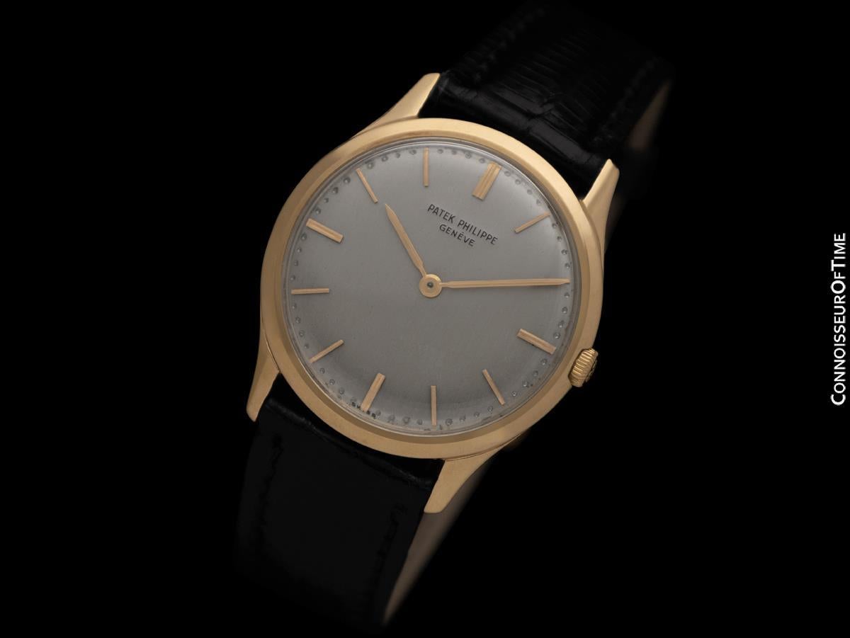 Men's 1960's Patek Philippe Vintage Mens Handwound Ref. 2588 Dress Watch - 18K Gold