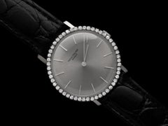 1960's Patek Philippe Vintage Mens Handwound Ref. 3468 Dress Watch - White Gold